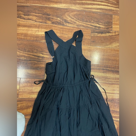 NWT Madewell Halter Tiered Poplin Midi Dress - Picture 5 of 10